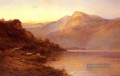 Sonnenuntergang auf dem Loch Landschaft Alfred de Breanski Snr